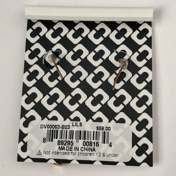 DVF Purple Earrings - Picture 7 of 7